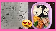 Çok Tatlı Değil mi? Kızının Çizimlerini Sevimli Yemeklere Dönüştüren Japon Komedyen