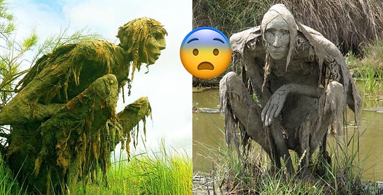 «Вот это жесть! Не оказаться бы там ночью!»: француженка разбрасывает свои скульптуры в самых неожиданных местах