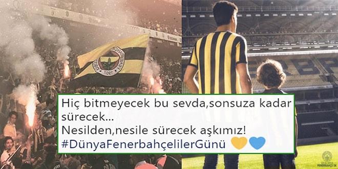 19.07! Sarı Lacivertli Taraftarlar 'Dünya Fenerbahçeliler Günü'nü Kutladı