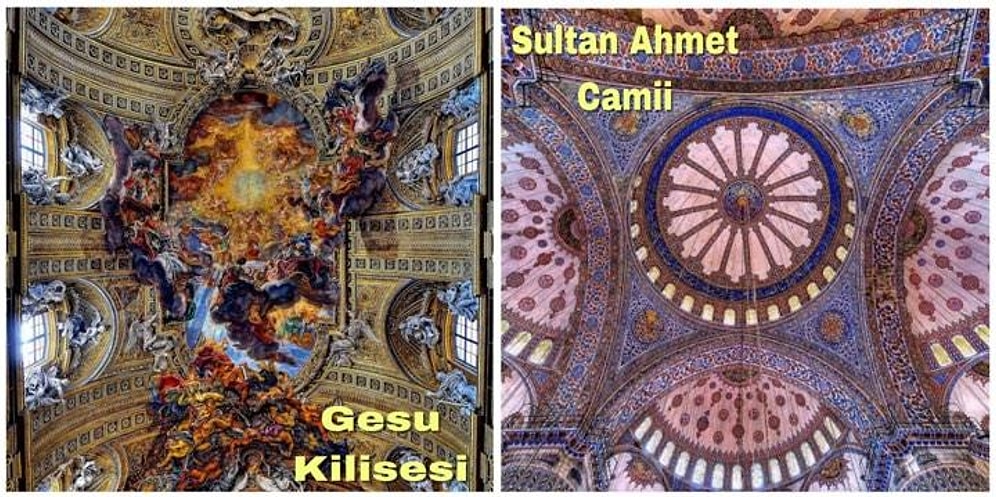 Yukarı Bak! Dünyanın Dört Bir Yanından Farklı Kültürlere Ait Mükemmel İşçilikleriyle Tavan Tasarımları