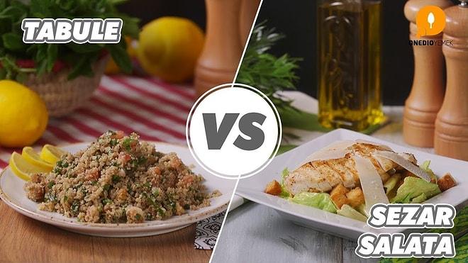 Sağlıklı Seçimler Sizi Zorlayabilir: Tabule vs Sezar Salata Nasıl Yapılır?