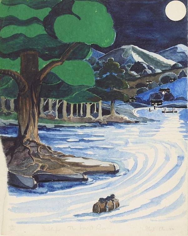 Orman Nehri'nin Çizimi, 1937