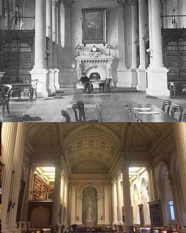 4. Библиотека в историческом здании Осгуд-холл В Торонто (Канада): 19-ый век vs. 2018