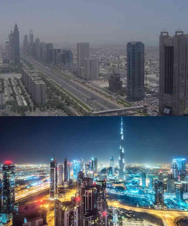 7. Дубай (ОАЭ): 2005 vs. 2012