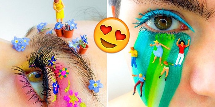 Макияж будущего: когда на глазах цветы в горшочках, а по векам плавают рыбки