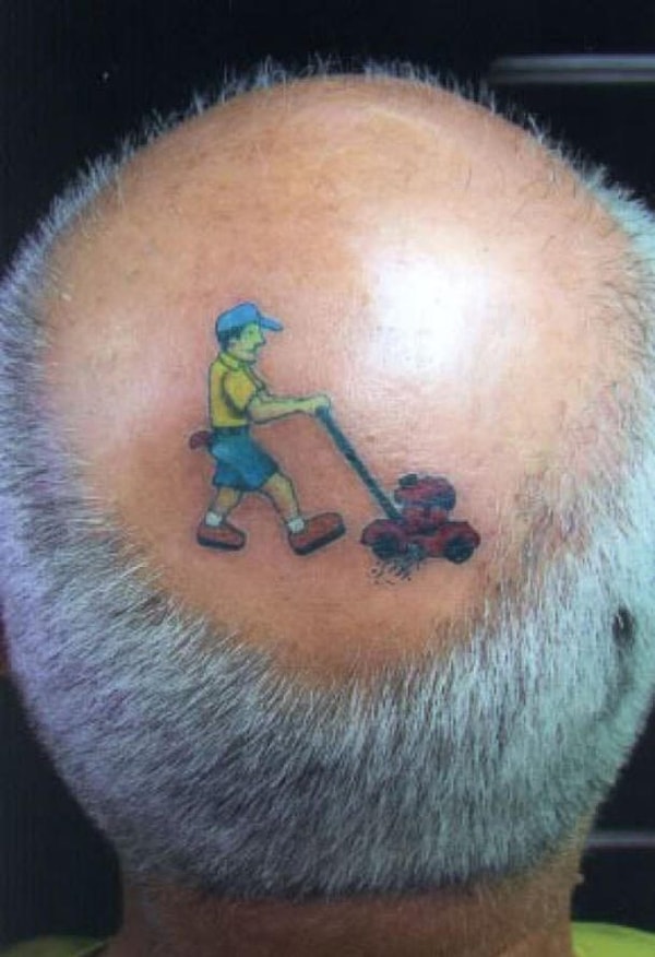 25. Отличная отмазка для лысых!