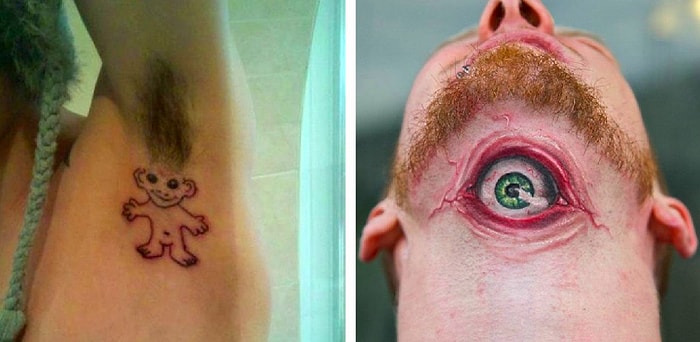 На эту и на ту... Самые странные татуировки, которые только можно себе представить