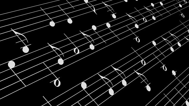 8. Yeni bir müzik albümü almaya gittin. Hangi türden müziklerin olduğu rafa göz atarsın?