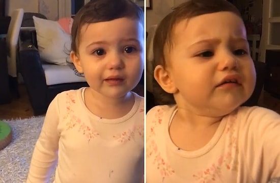 Yaptığı Yaramazlık Sonrasında Annesinden Özür Dilerken Gözyaşları İçinde Kalan Ufaklık