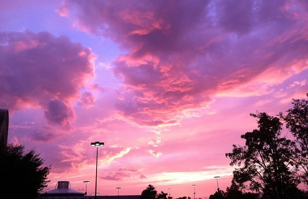 9. Каким будет следующий день, если закат розовый или золотистый?