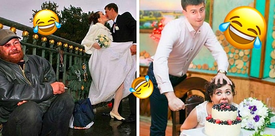 Суперстранные и ржачные свадебные фото, которые могли сделать только в России