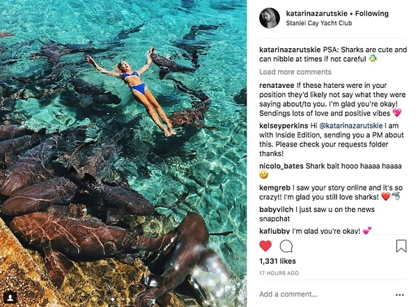 Люди в Инстаграм сердятся на Катарину.