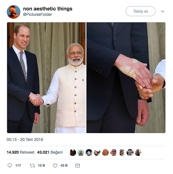 18. Вот это рукопожатие!