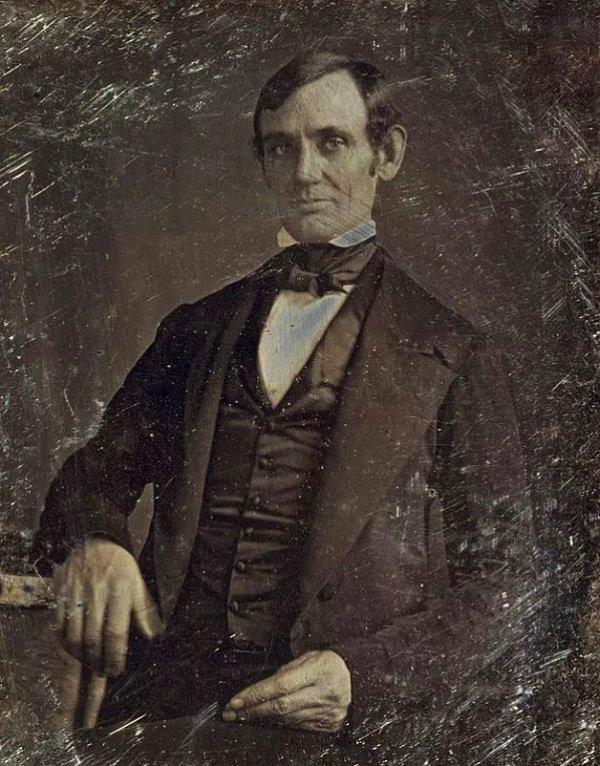 7. Abraham Lincoln’ün ilk fotoğrafı