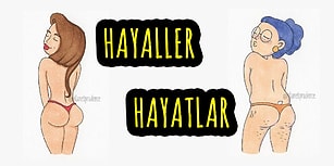 Gerçek Hayatın Hayal Ettiğimizden 'Birazcık' Farklı Olduğunu Tatlı Bir Dille Anlatan 25 Eğlenceli İllüstrasyon