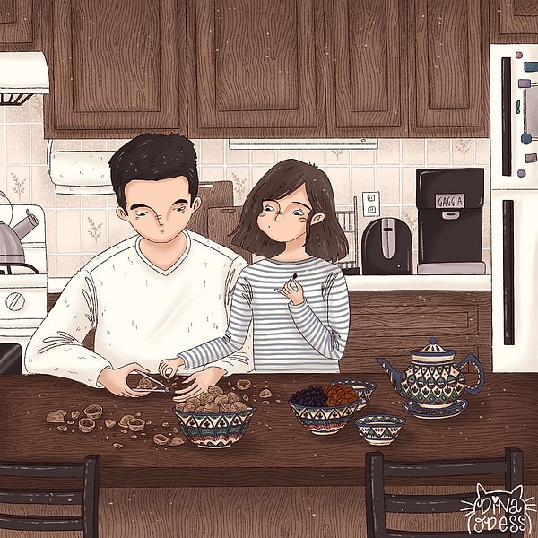 14. Вечер с узбекским чаем, сухофруктами и орешками