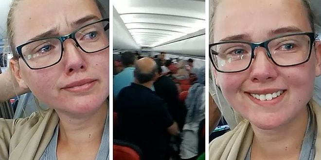 İstanbul'a Giden Uçakta Afgan Adamın Hayatını Kurtarmak İçin Mücadele Eden İsveçli Kız