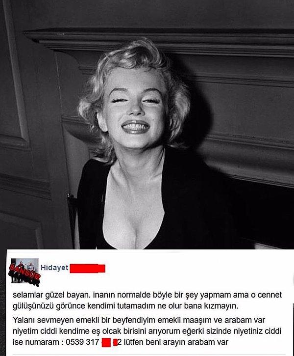 12. Marilyn Monroe bile.