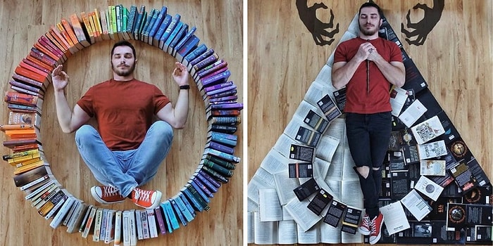 Книголюб-инстаграмер превращает свою книжную коллекцию в искусство, которое снова вдохновит вас на чтение