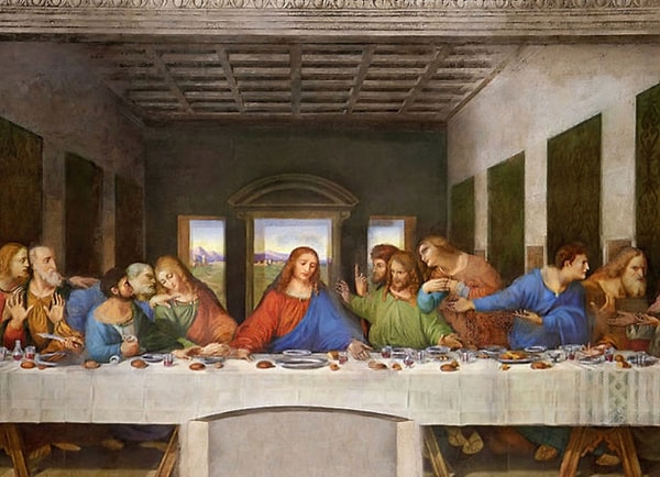 7. Какой новый прием использовал да Винчи при создании фрески «Тайная вечеря»?