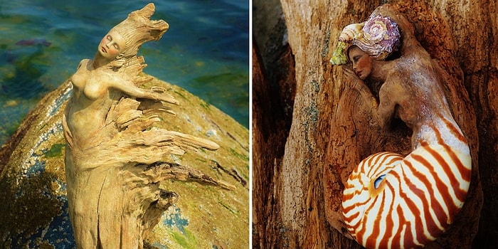 Дебра Бернье, скульптор, использующий только природные материалы для своих работ, творит чудеса!