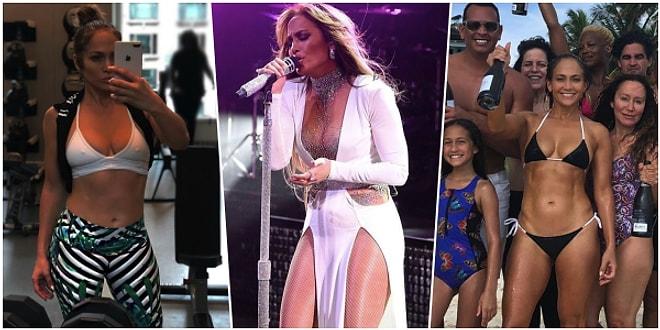 49'unda ve Muhteşem! Seksi Şarkıcı Jennifer Lopez'in Genç Kızlara Taş Çıkardığının 17 Kanıtı