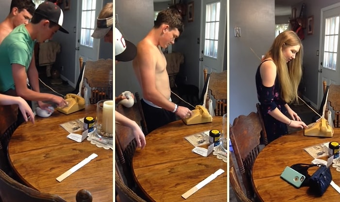 Eve Getirilen Çevirmeli Telefonu Nasıl Kullanacakları Hakkında Fikirleri Olmayan Yeni Nesil Çocuklar