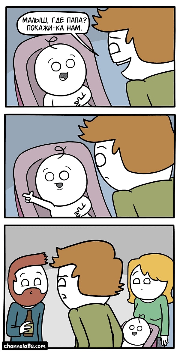 3. Покажи, где папа!