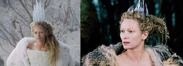 1. "Хроники Нарнии: Лев, колдунья и волшебный шкаф": корона Белой Колдуньи тает по мере того, как она теряет власть над Нарнией