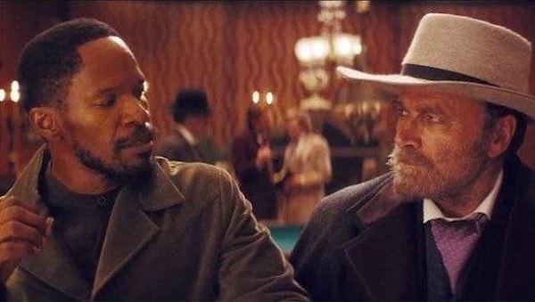 10. "Джанго освобожденный": актера, сыгравшего владельца раба, дерущегося с рабом Кэлвина Кэнди, зовут Франко Неро. Он сыграл одноименного персонажа в фильме «Джанго» 1966 года, на котором основана лента Квентина Тарантино.