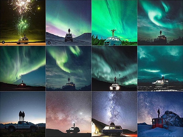 11. Фото на внедорожнике и наблюдение за полярным сиянием