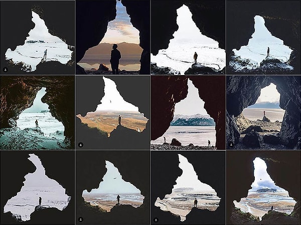 12. Человек в пещере