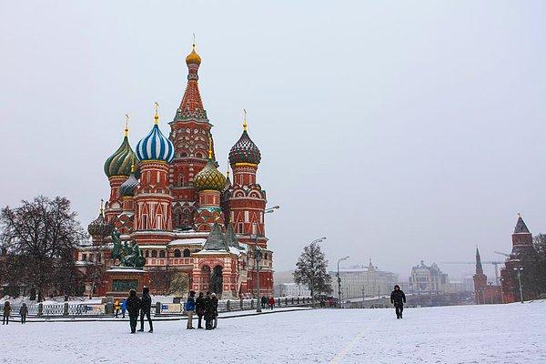 12. 2017 Aralık boyunca Moskova yalnızca 6 dakikalığına güneş ışığı görmüş.