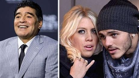 Büyük Seks Skandalı: Mauro Icardi'nin Karısı Wanda Nara, Diego Maradona İle Aşk Yaşıyor!