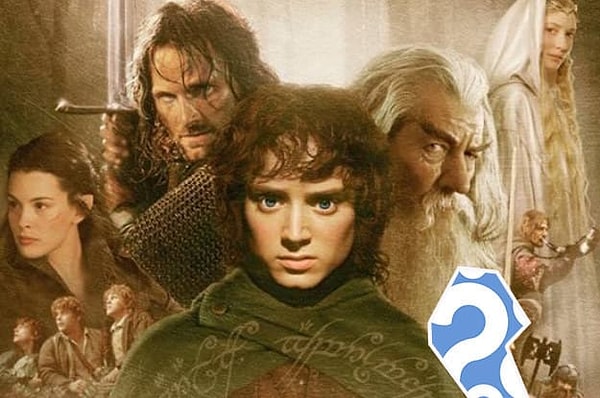 3. Какой артист скрыт на постере фильма "Властелин колец"?