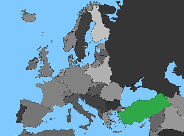 3. Какая страна отмечена на карте?