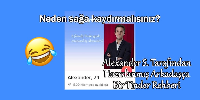 Tinder'da Eşleşme Şansını Artırmak İçin Power Point Sunumu İle Kendini Tanıtan Adam