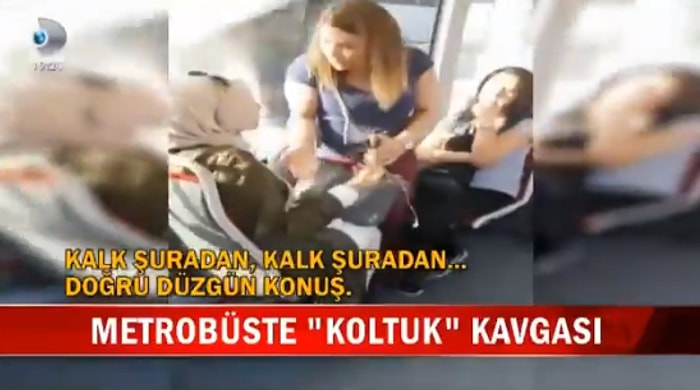 Paylaşamadıkları Koltuk Yüzünden Metrobüste Kavga Eden Kadınlar