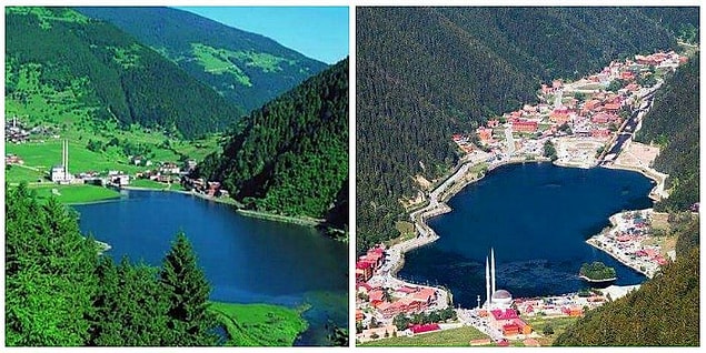 Doğa harikası Uzungöl de otelleşirken,