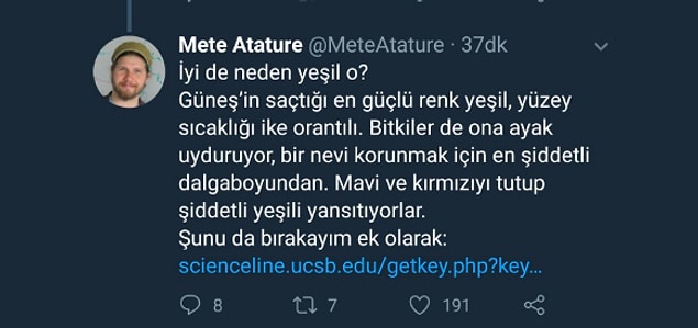 Mete Bey de direkt akademik link vererek durumu izah etmeye çalıştı.