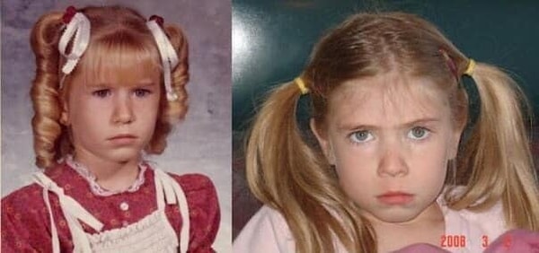 13. "Я в 1982 году и моя дочь в 2006!"