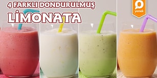 Kavrulan Sıcaklarda İçinize Buz Küpleri Yağdırmaya Geldiler! 4 Farklı Dondurulmuş Limonata Nasıl Yapılır?