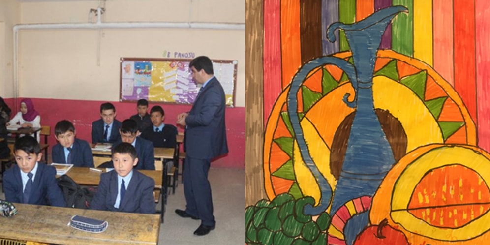 Türkiye'ye Yerleşen Kırgız Öğrencilerin Okul İhtiyaçlarını Karşılamak İçin Yaptıkları Resimler İstanbul'da Sergileniyor