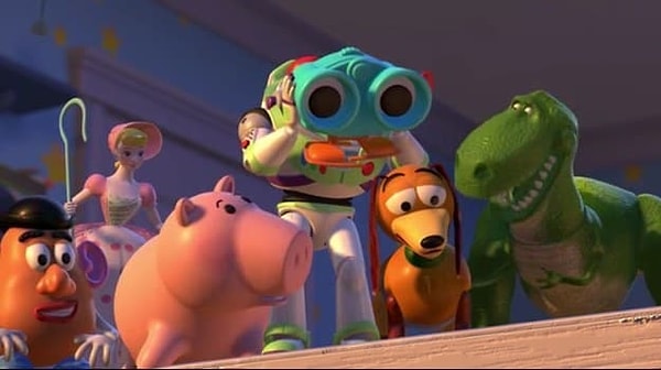 1. Итак, из какой части "Истории игрушек" этот кадр?