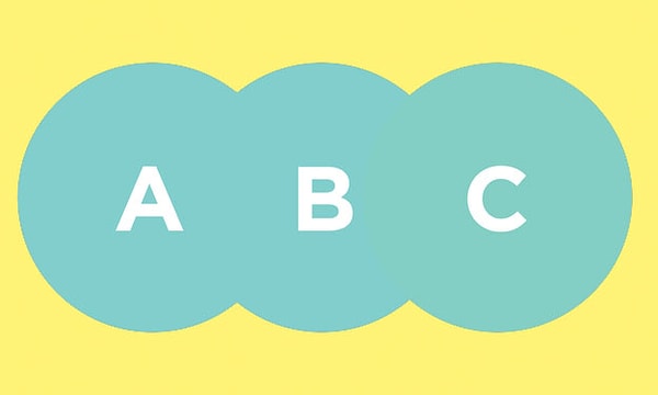 12. Какой круг находится впереди?