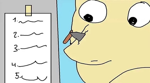 8. Зарубить на носу