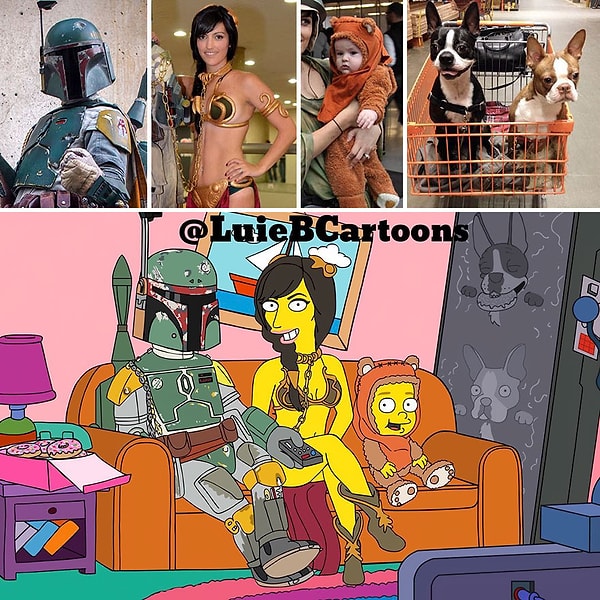 5. Он исполняет мечты многих поклонников "Симпсонов", превращая их в героев любимого сериала.