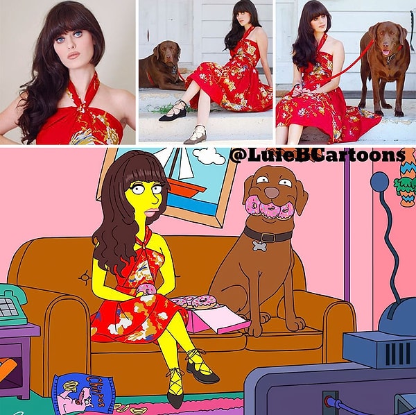 6. Своими "жёлтыми карикатурами" иллюстратор делится на страницах в Facebook и Instagram (@luiebcartoons).