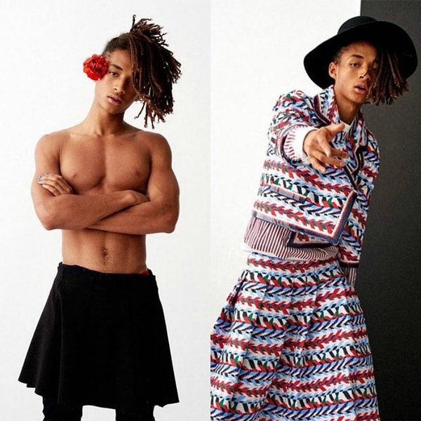 3. Еще один любитель женских образов - сын Джады Пинкетт и Уилла Смита.