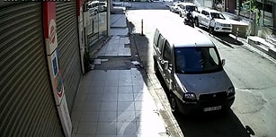 Sokakta Yürüyen Kadına Arkadan Tekme Atan Vicdansız Motorcu
